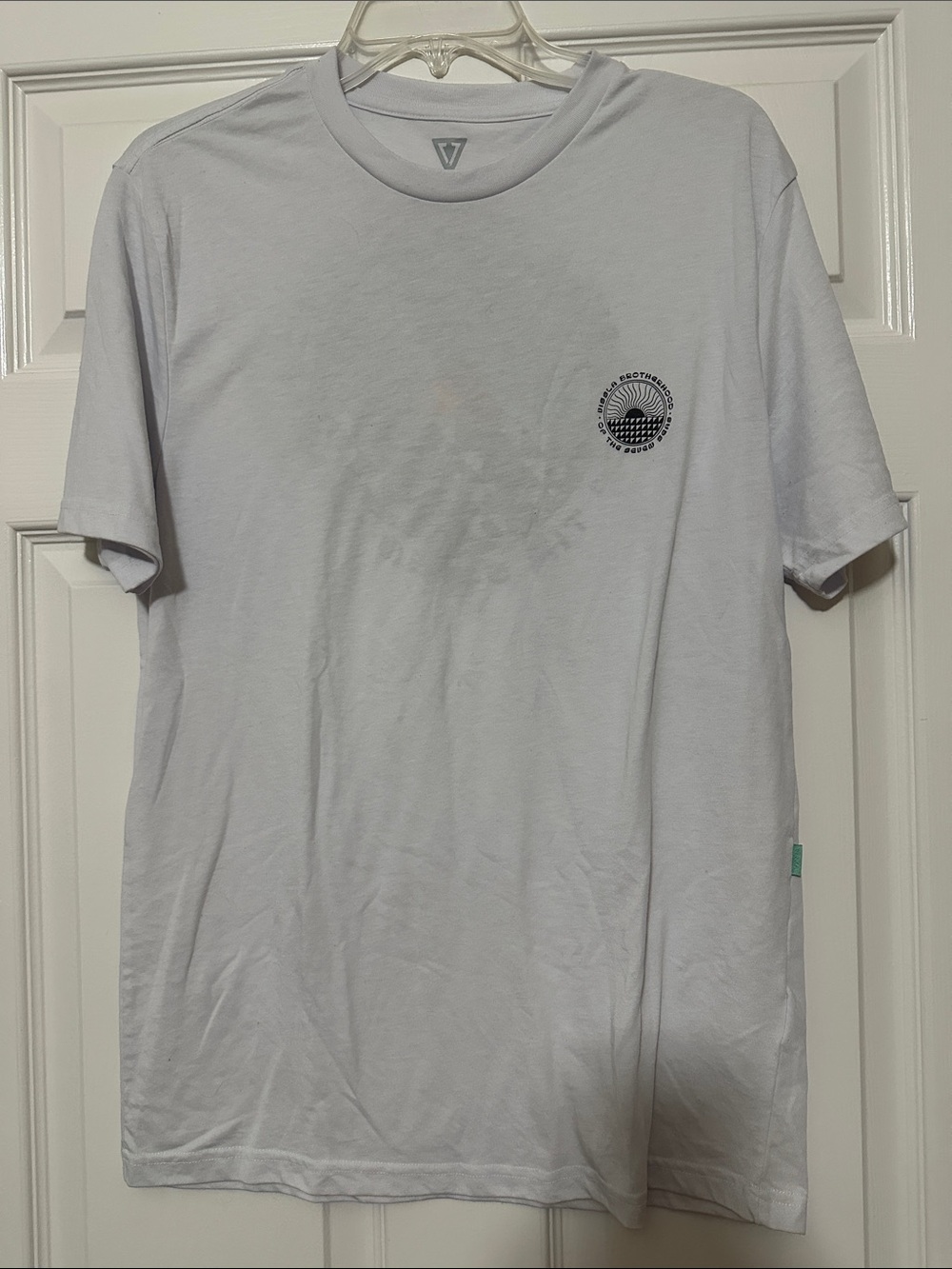VISSLA White Crewneck Tee